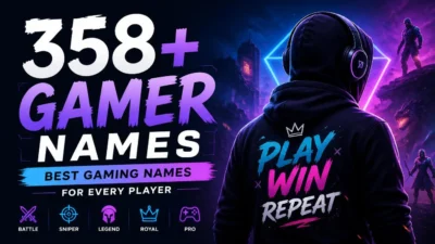 358+ Gamer Names: Best Gaming Names for Every Player