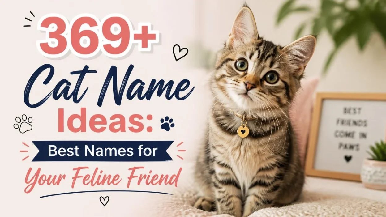 369+ Cat Name Ideas: Best Names for Your Feline Friend
