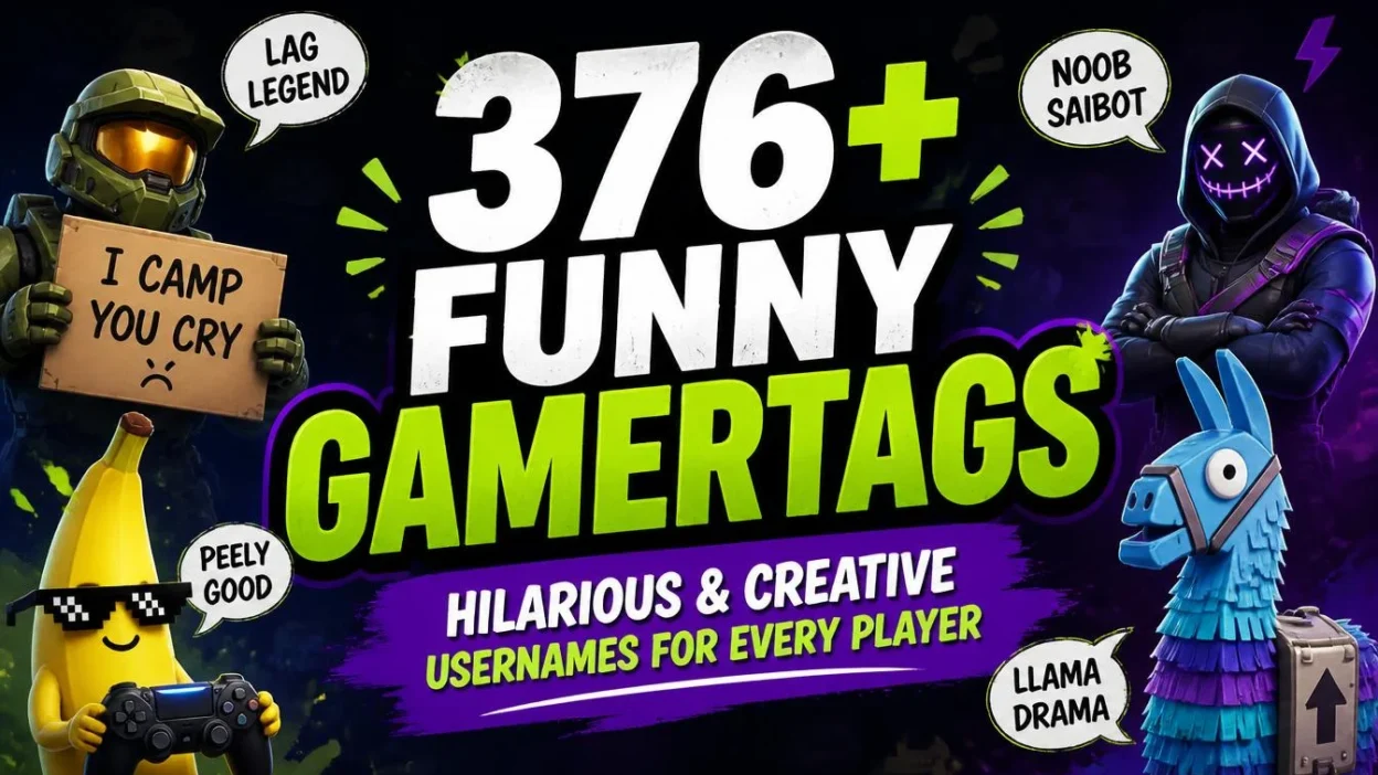 376+ Funny Gamertags: Hilarious & Creative Usernames for Every Player