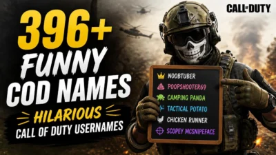 396+ Funny COD Names: Hilarious Call of Duty Usernames