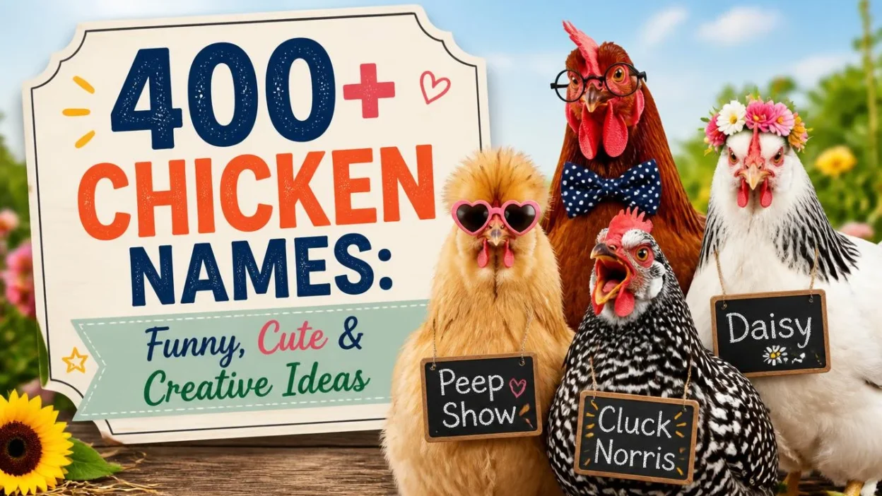 400+ Chicken Names: Funny, Cute & Creative Ideas