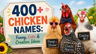 400+ Chicken Names: Funny, Cute & Creative Ideas