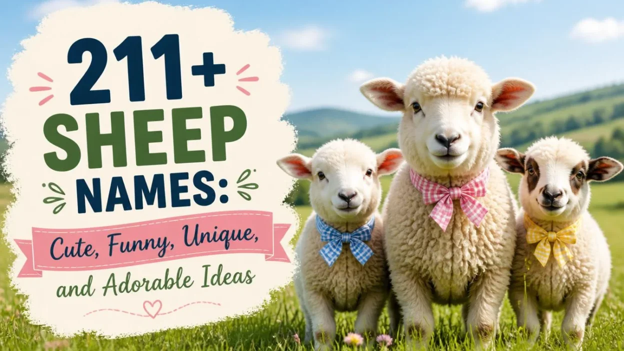 211+ Sheep Names: Cute, Funny, Unique, and Adorable Ideas