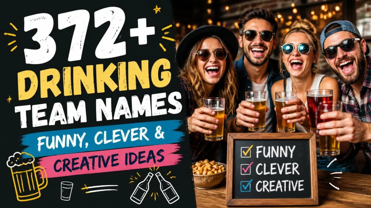372+ Drinking Team Names: Funny, Clever & Creative Ideas