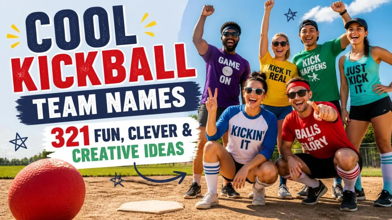 Cool Kickball Team Names: 321 Fun, Clever & Creative Ideas