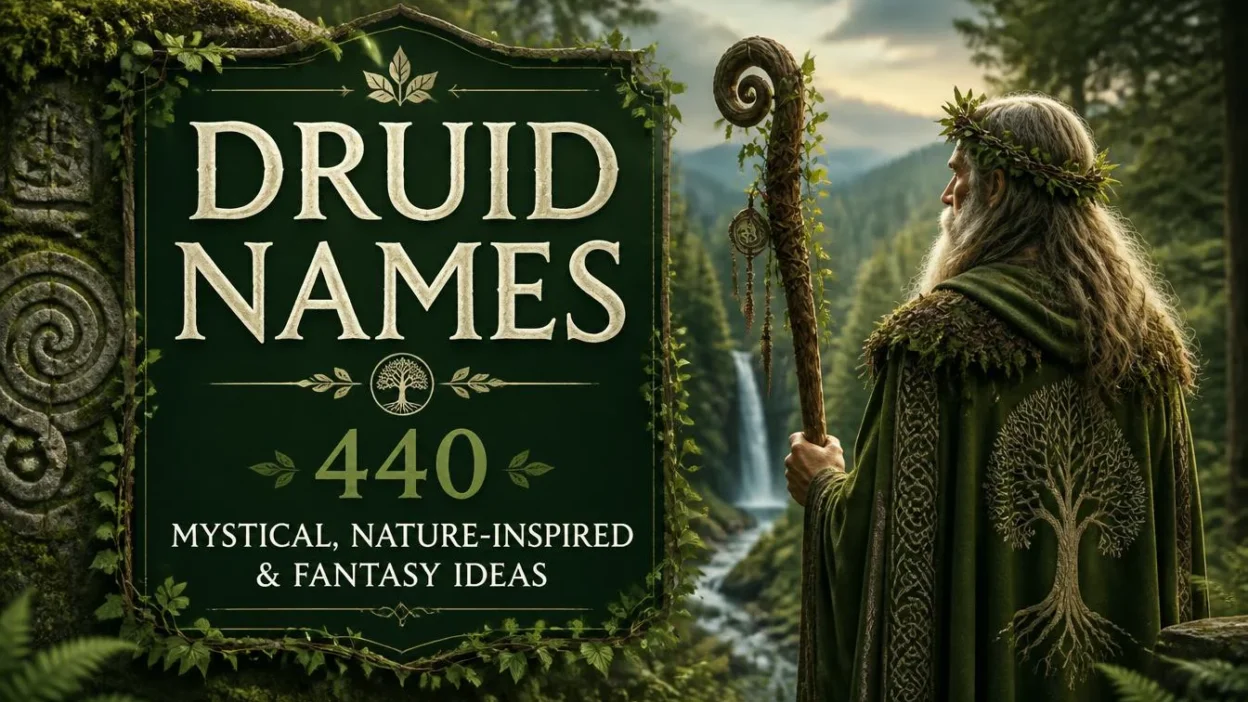Druid Names: 440 Mystical, Nature-Inspired & Fantasy Ideas