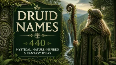 Druid Names: 440 Mystical, Nature-Inspired & Fantasy Ideas