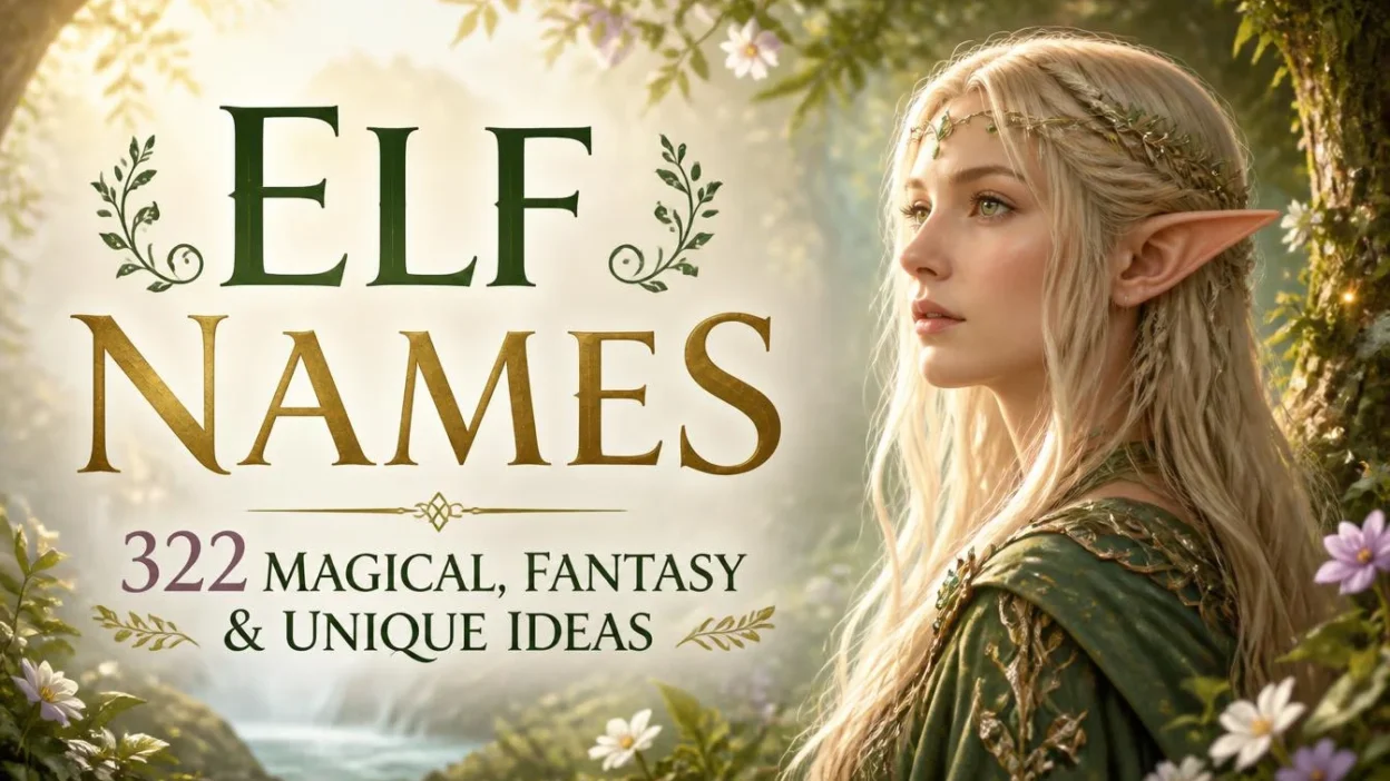 Elf Names: 322 Magical, Fantasy & Unique Ideas