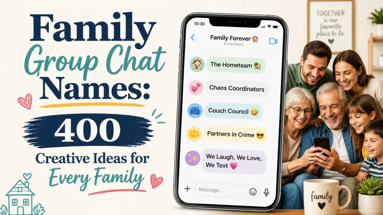 Family Group Chat Names: 400 Creative Ideas for Every Family