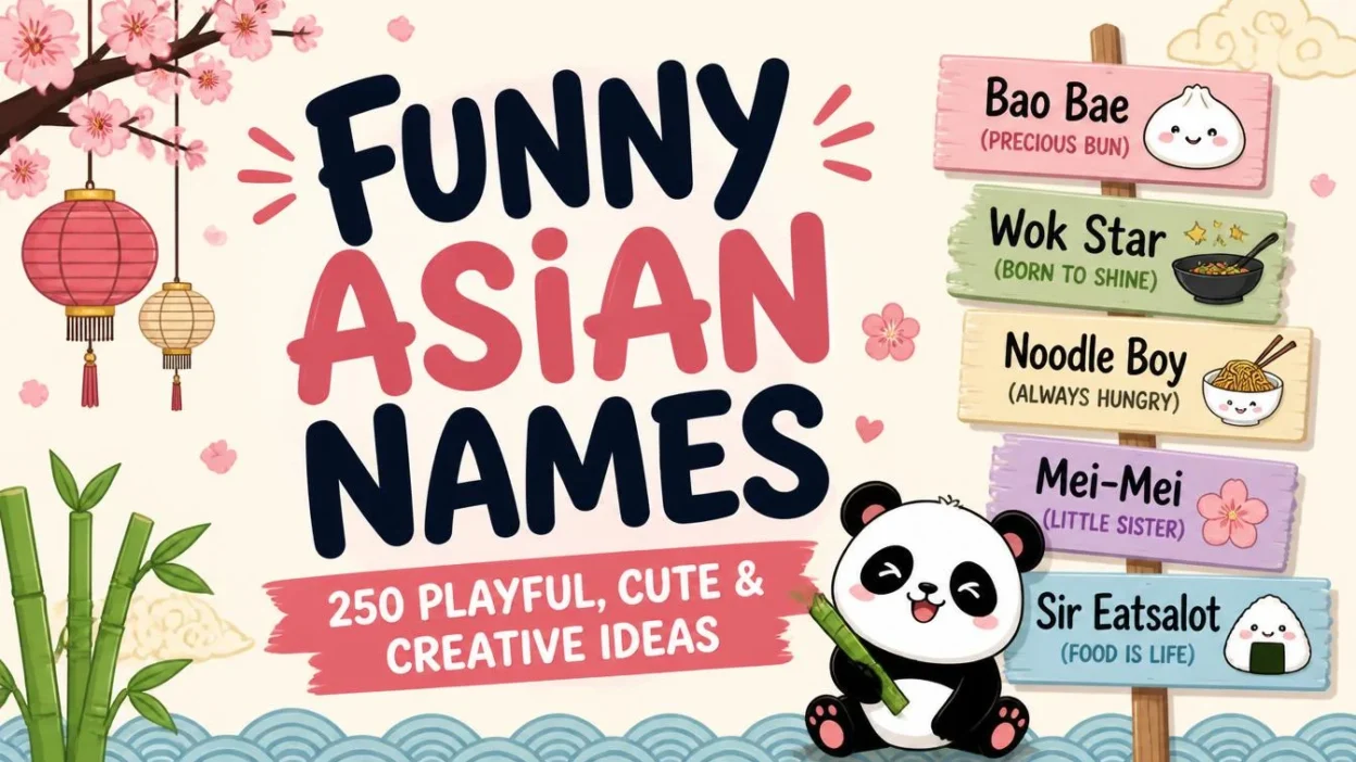 Funny Asian Names: 250 Playful, Cute & Creative Ideas