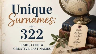 Unique Surnames: 322 Rare, Cool & Creative Last Names